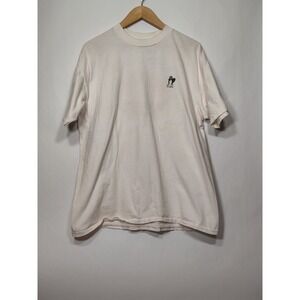 Vintage Beaver Liquors‎ Avon Colorado Oneita Power-T Graphic Shirt White XL